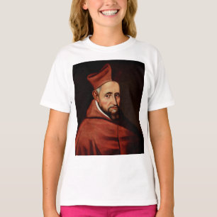 St. Robert Bellarmine Römische Bibliothek Kunst T-Shirt