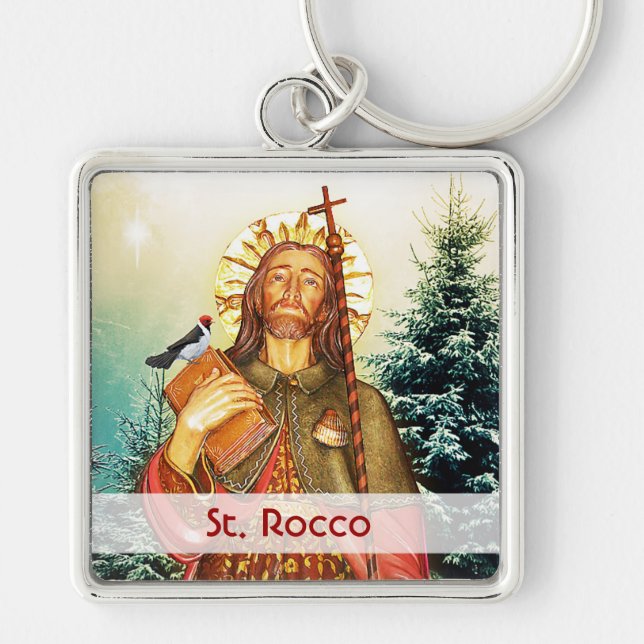 St. Rocco or Roch Schlüsselanhänger (Vorne)