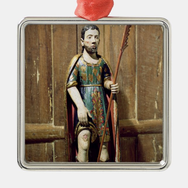 St. Rocco Ornament Aus Metall (Vorne)