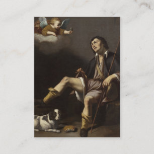 St. Rocco Roch Gebet gegen Corona Virus Card Visitenkarte