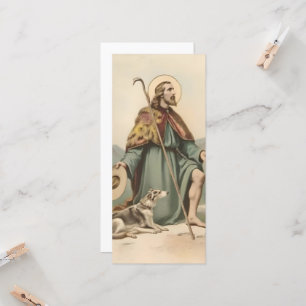 St Roch Greeting Card Karte