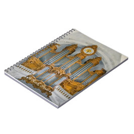 St Roch organ notebook Notizblock