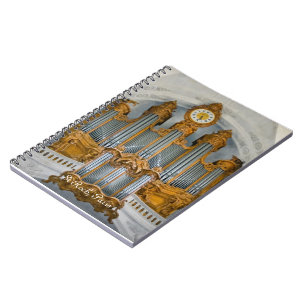 St Roch organ notebook Notizblock