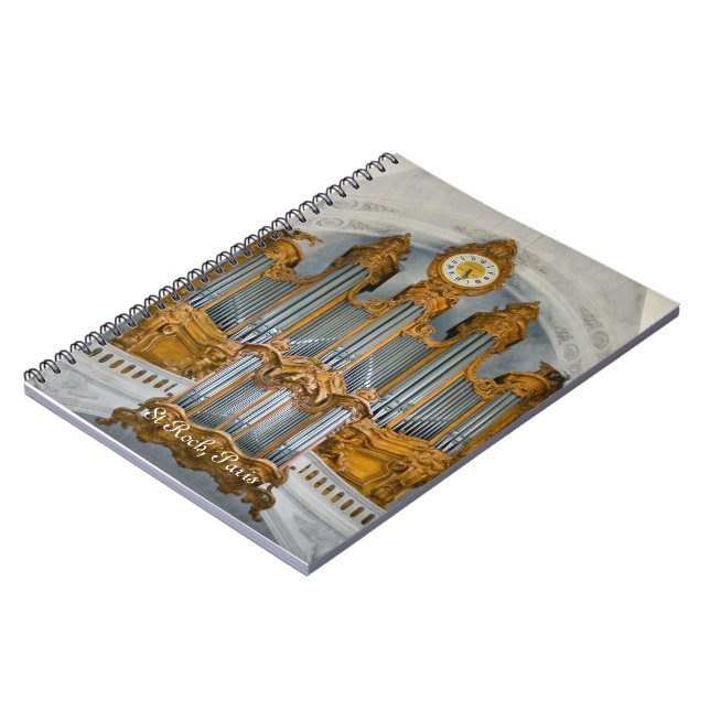 St Roch organ notebook Notizblock (Linke Seite)