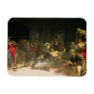 St. Roch, welches die Pest kuriert Magnet