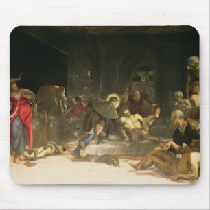 St. Roch, welches die Pest kuriert Mousepad