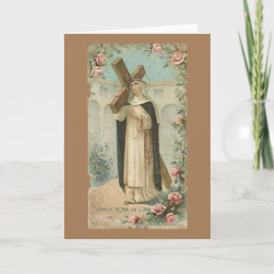 St. Rose Lima Card Karte