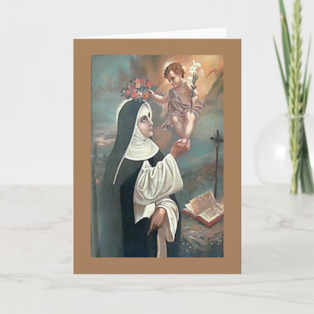 St. Rose Lima Card Karte (Vorderseite)
