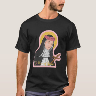 St. Rose Lima Katholische Heilige Vintager Schutzp T-Shirt