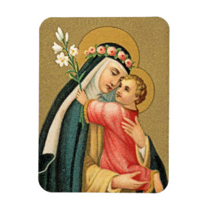 St. Rose Lima und das Christkind (M 023) Magnet