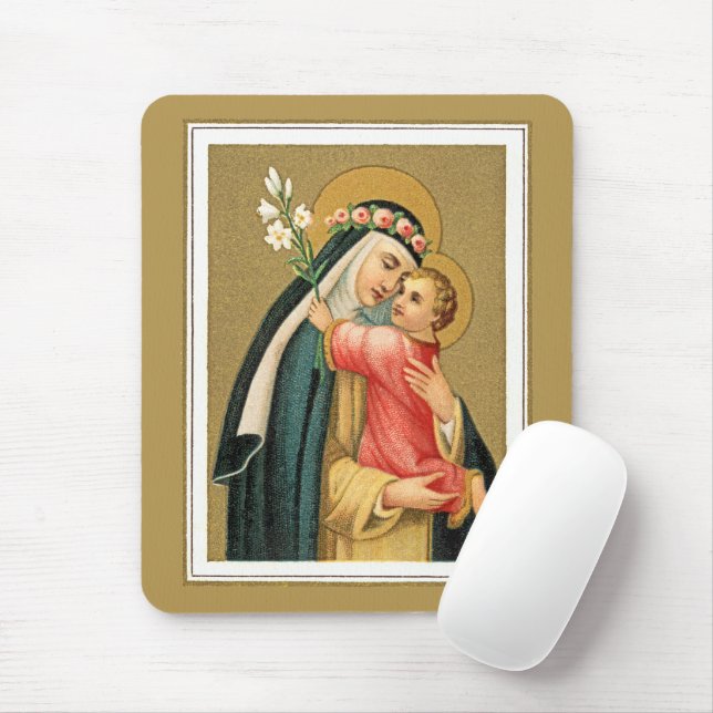 St. Rose Lima und das Christkind (M 023) Mousepad (Mit Mouse)