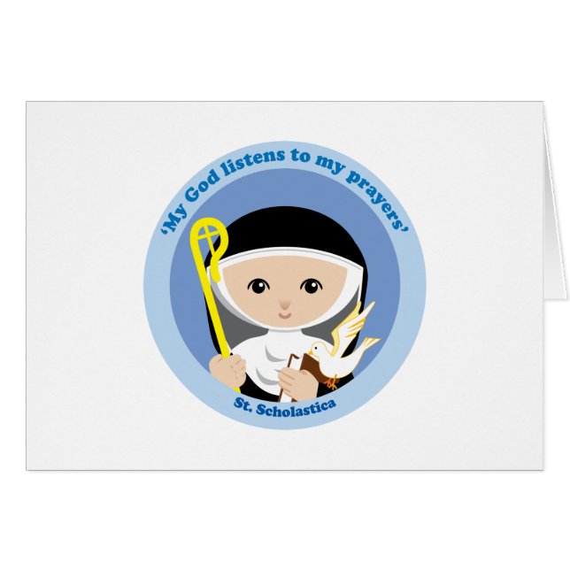 St. Scholastica (Vorderseite (Horizontal))