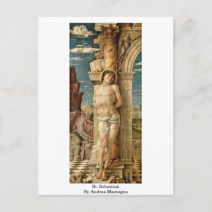St. Sebastian By Andrea Mantegna Postkarte