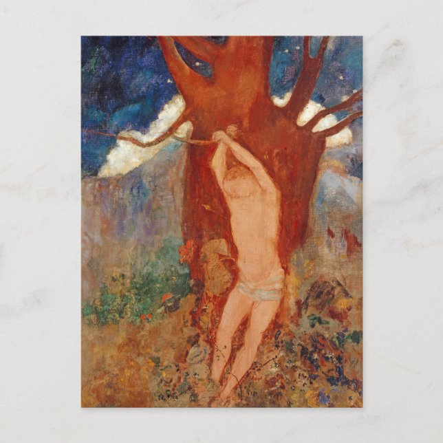 St. Sebastian by Odilon Redon Postkarte (Vorderseite)