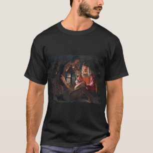 St. Sebastian Embraced by Irene, La Tour T-Shirt