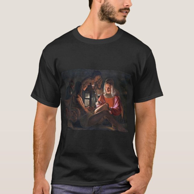 St. Sebastian Embraced by Irene, La Tour T-Shirt (Vorderseite)