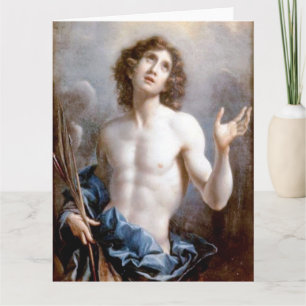 St. Sebastian Fine Art Grußkarte Karte