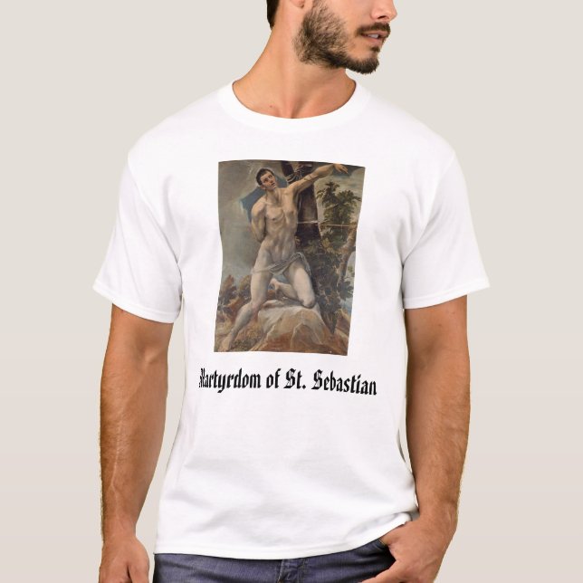 St. Sebastian, Martyrium von St. Sebastian T-Shirt (Vorderseite)