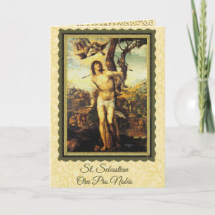 St. Sebastian Schutzheilige der Athleten Karte