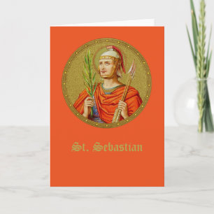 St. Sebastian (SNV24) (RndIm) Leere Grußkarte Karte