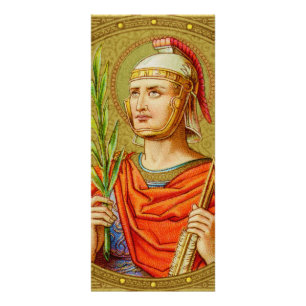 St. Sebastian (SNV 24) Individuelle Rackkarte 3 Werbekarte