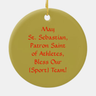 St. Sebastian (SNV 24) Keramikornament
