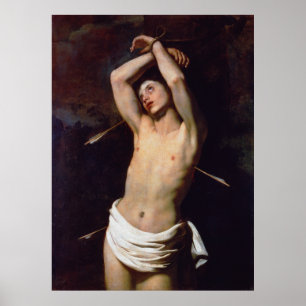 St Sebastian von Nicolas Regnie Poster