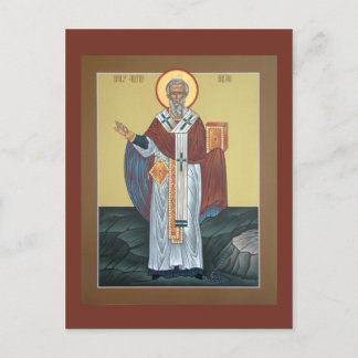 St. Silas Prayer Card Postkarte