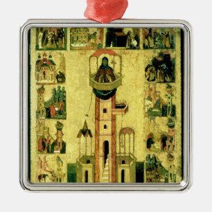 St. Simeon, 16. Jahrhundert Silbernes Ornament