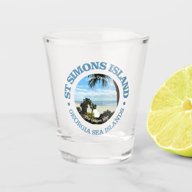 St. Simons (C) Schnapsglas (Vorderseite)