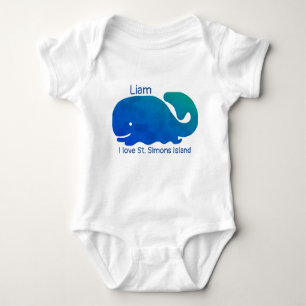 St. Simons Island GA Baby Bodysuit Baby Strampler