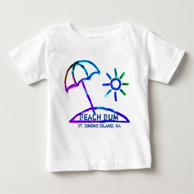 St. Simons Island GA Baby T - Shirt (Vorderseite)