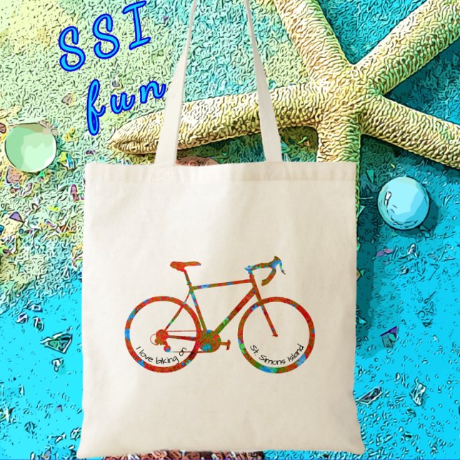 St. Simons Island GA biking Tasche (Von Creator hochgeladen)
