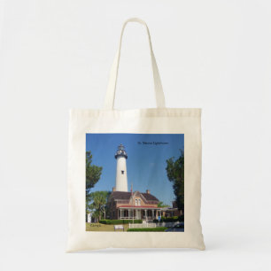 St. Simons Leuchtturm Tote Tasche