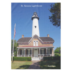 St. Simons Lighthouse Tischdecke