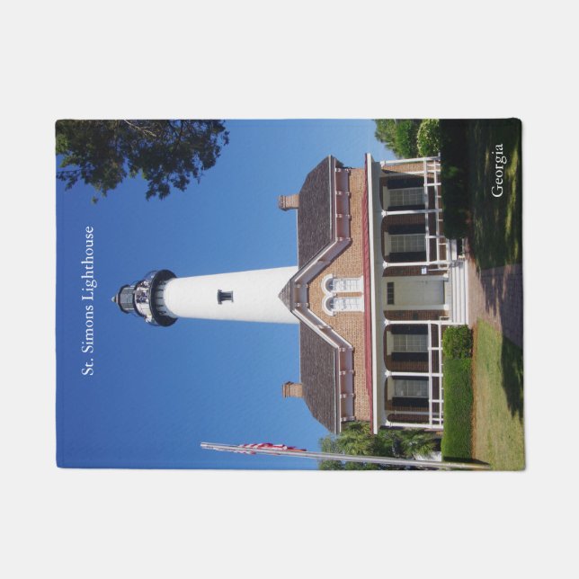 St. Simons Lighthouse Türmatte (Vorderseite)
