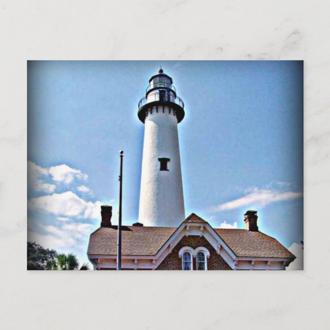 St. Simons Postkarte (Vorderseite)