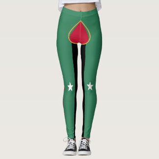 ST.Skitts & Nevis Patriotische Farben Leggings