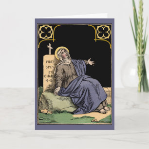 St. Sophia von Rom, die um ihre Töchter trauert Karte