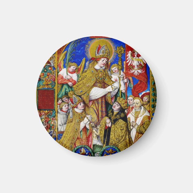 St. Stanislaus Bishop und Martyr Magnet (Vorne)