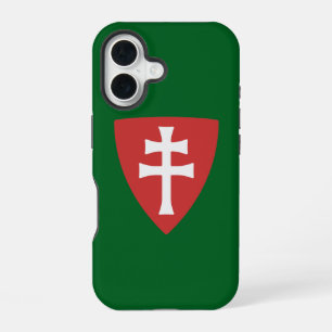 St. Stephan Ungar Kreuz Symbol Ungarn König iPhone 16 Hülle