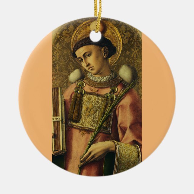 St. Stephen Apostel der siebzigsten Protomartyr Keramik Ornament (Vorne)