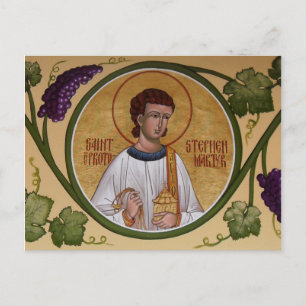 St. Stephen die Protomartyr-Gebetskarte Postkarte