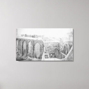 St Stephen, Oberhauses nach dem Feuer Leinwanddruck