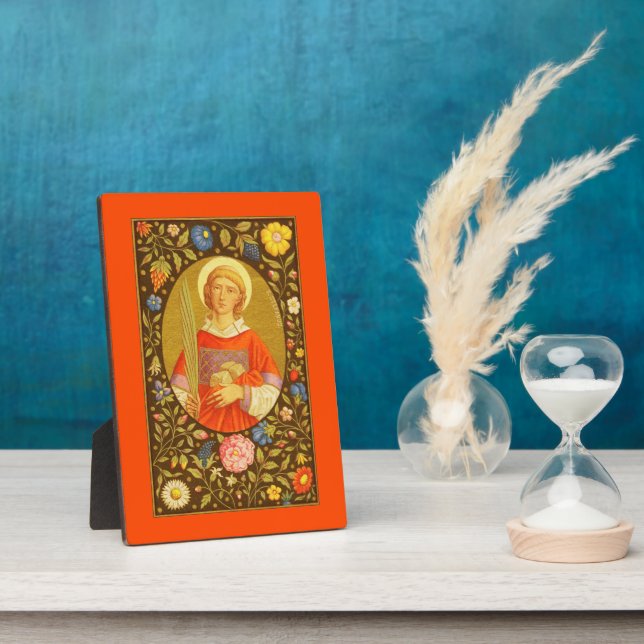 St. Stephen (PM 08) 5"x7" Plaque 1 mit Easel Fotoplatte (Seite)