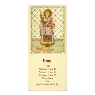 St. Stephen the ProtoMartyr (RLS 17) Rackkarte 1 Werbekarte