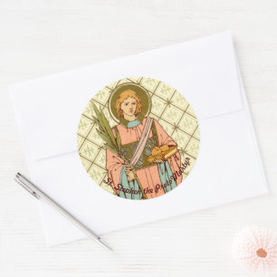 St. Stephen the ProtoMartyr (RLS 17) Runder Aufkleber