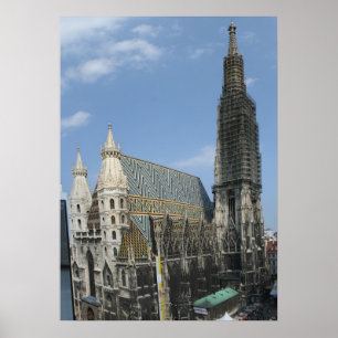 St. Stephen's Cathedral Domkirche St. Stephan Poster