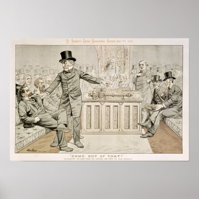 'St. Stephen's Review Presentation Cartoon' Poster (Vorne)