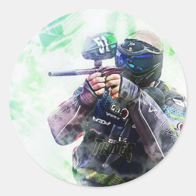 ST Surreal Runder Aufkleber (Vorderseite)